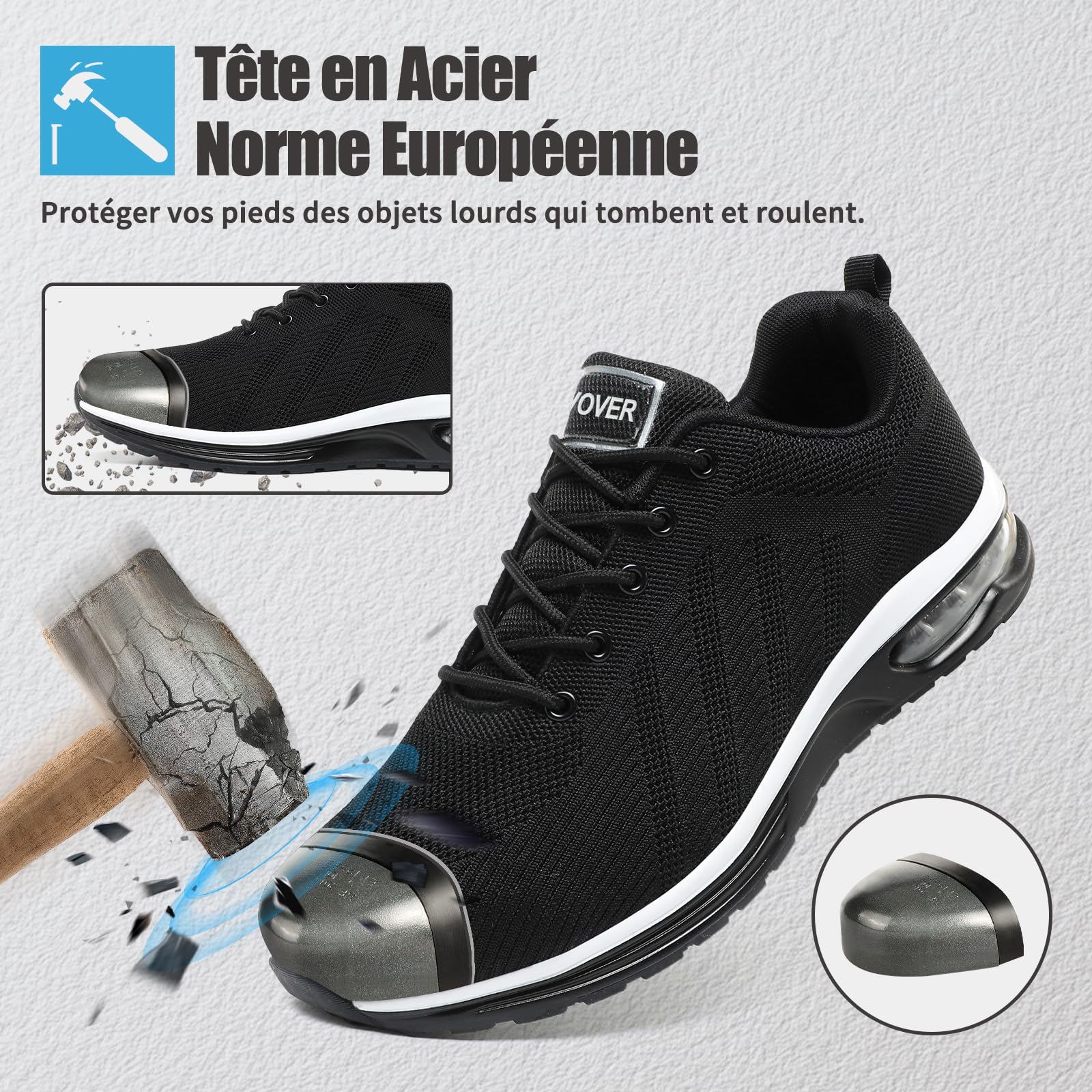 Hombre Mujer Zapatillas Deporte Zapatos Caminar Transpirable Antideslizante Ligero Calzado Comodo