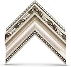 Marco Decorativo para TV Samsung The Frame/Pro de 55" en Plata Ornamental 5