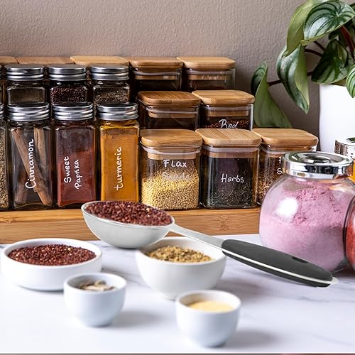 Miniatura 6 de 1 cucharada (3 cucharaditas  0.5 fl oz  15 cc  0.5 onzas) cuchara medidora de mango largo, cuchara de mesa de acero inoxidable cuchara de café con