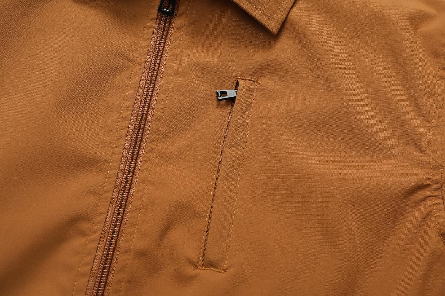 Buytop Men's Lightweight Jackets Full Zip Up Windbreaker Stylish Golf Coat Business Work Casual Dress - Image 4