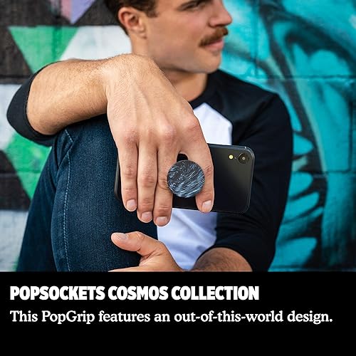 Miniatura 5 de PopSockets PopGrip - Soporte extensible y agarre con una parte superior intercambiable para teléfonos y tabletas, exposición nocturna
