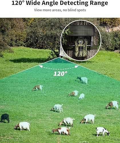 Miniatura 6 de Cámaras de rastreo celular con transmisión en vivo de 2.7K, tarjeta SD y SIM incluida, tiempo de disparo 0.2S, cámara de juego solar 4G LTE con