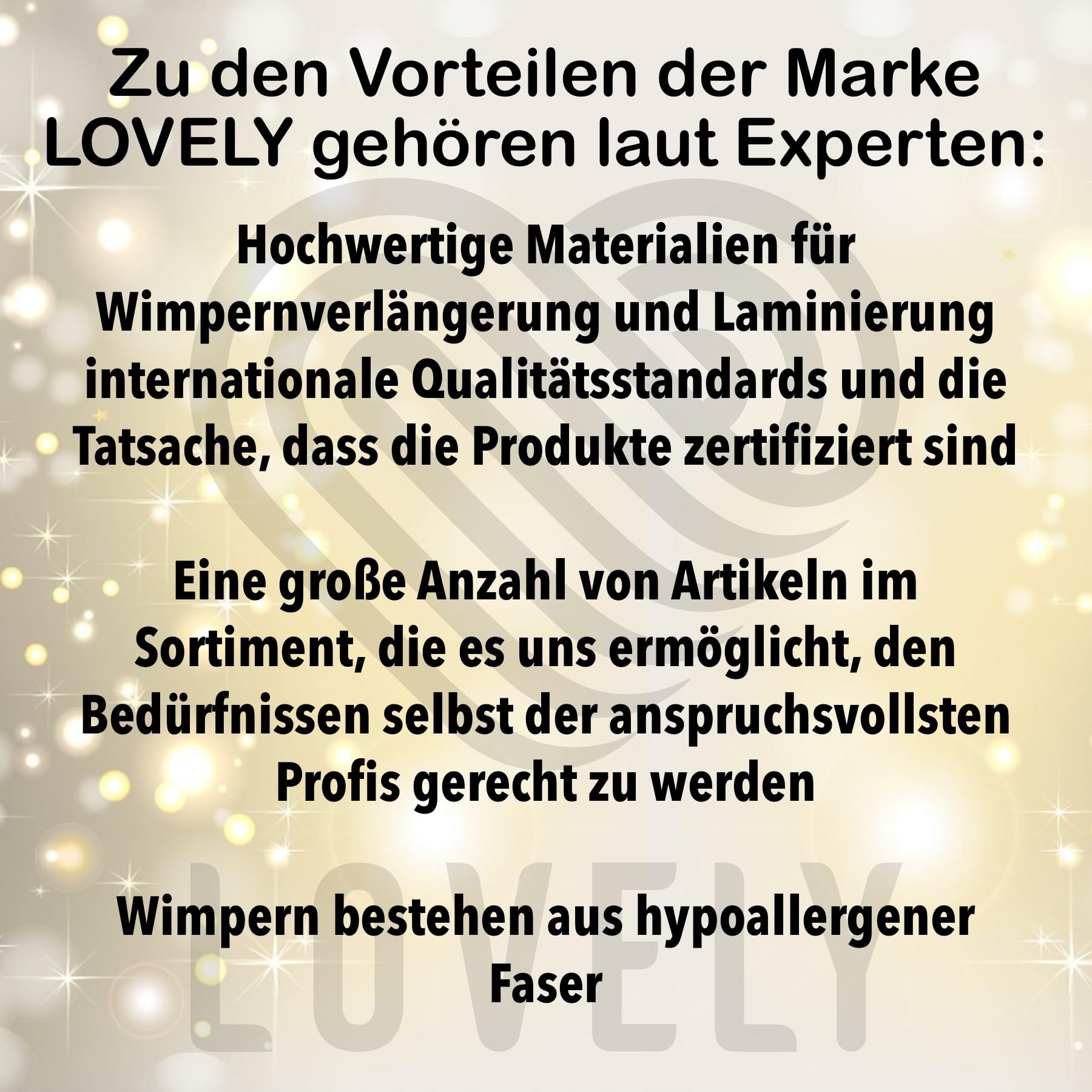 LOVELY Wimpernkleber SOFIA - schneller Kleber, Trocknungszeit 0,5 Sek. - bis zu 8 Wochen Halt, Hypoallergen - Wimpernkleber für Wimpernverlängerung geeignet für Studios & Fremdanwendung - 5ml Schwarz