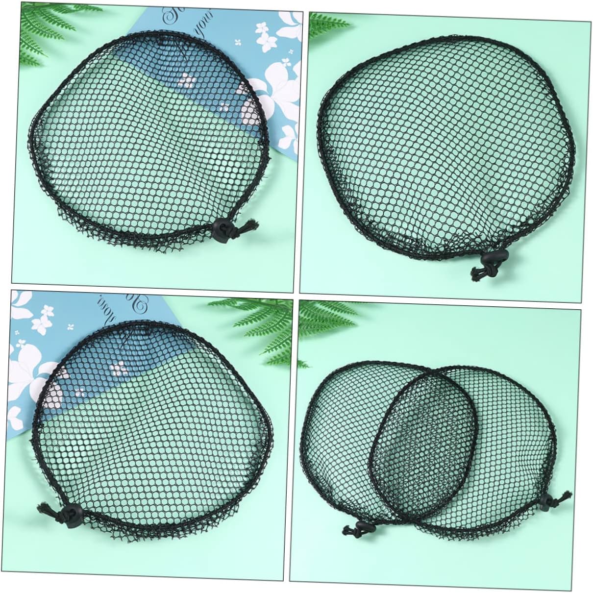 12pcs Wig Caps Elastic Hair Net Stretch Dome Caps Breathable Mesh Hair Nets for Buns