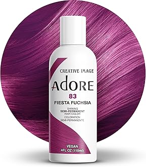 Adore Shining Semi Permanent Hair Colour, 83 Fiesta Fuchsia