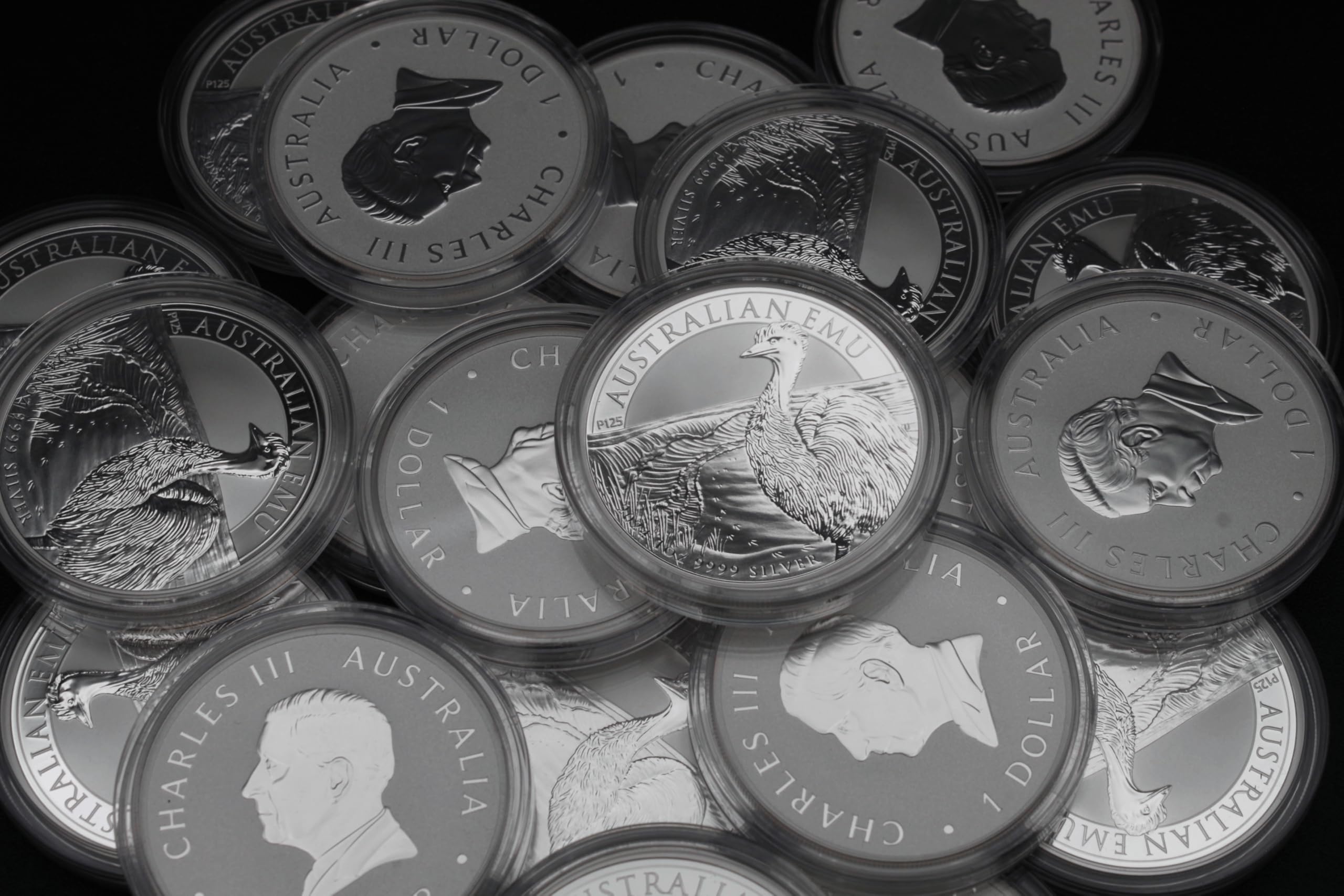 2024 P 1 oz Australian Silver Emu Coin Brilliant Uncirculated with