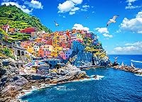 Vista 19 de HUADADA Rompecabezas para adultos de 1000 piezas, entrelazado de estantería perfectamente sin polvo, decoración del hogar, fiesta de cumpleaños