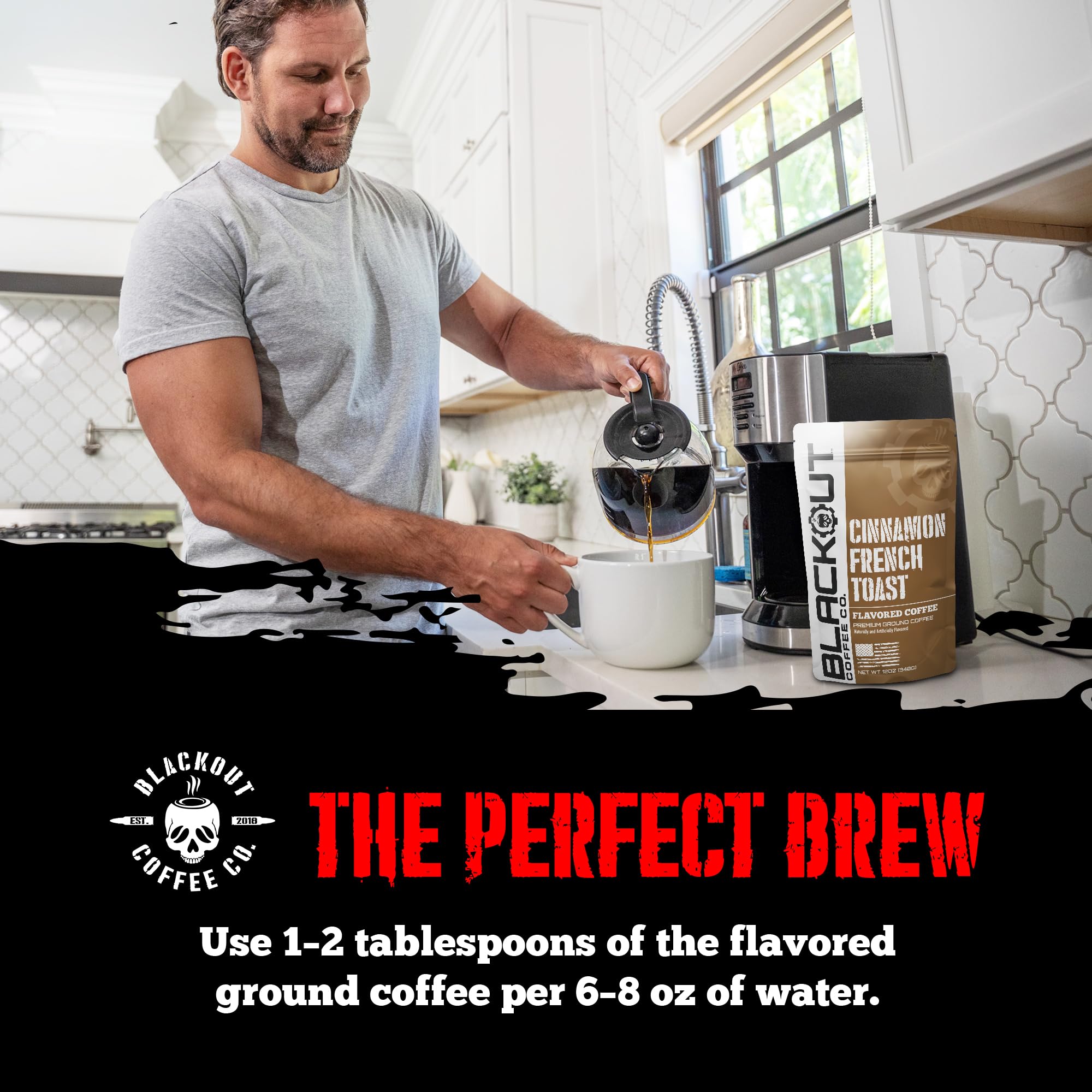 Blackout Coffee Cinnamon French Toast Gemahlener Kaffee, 340 ml