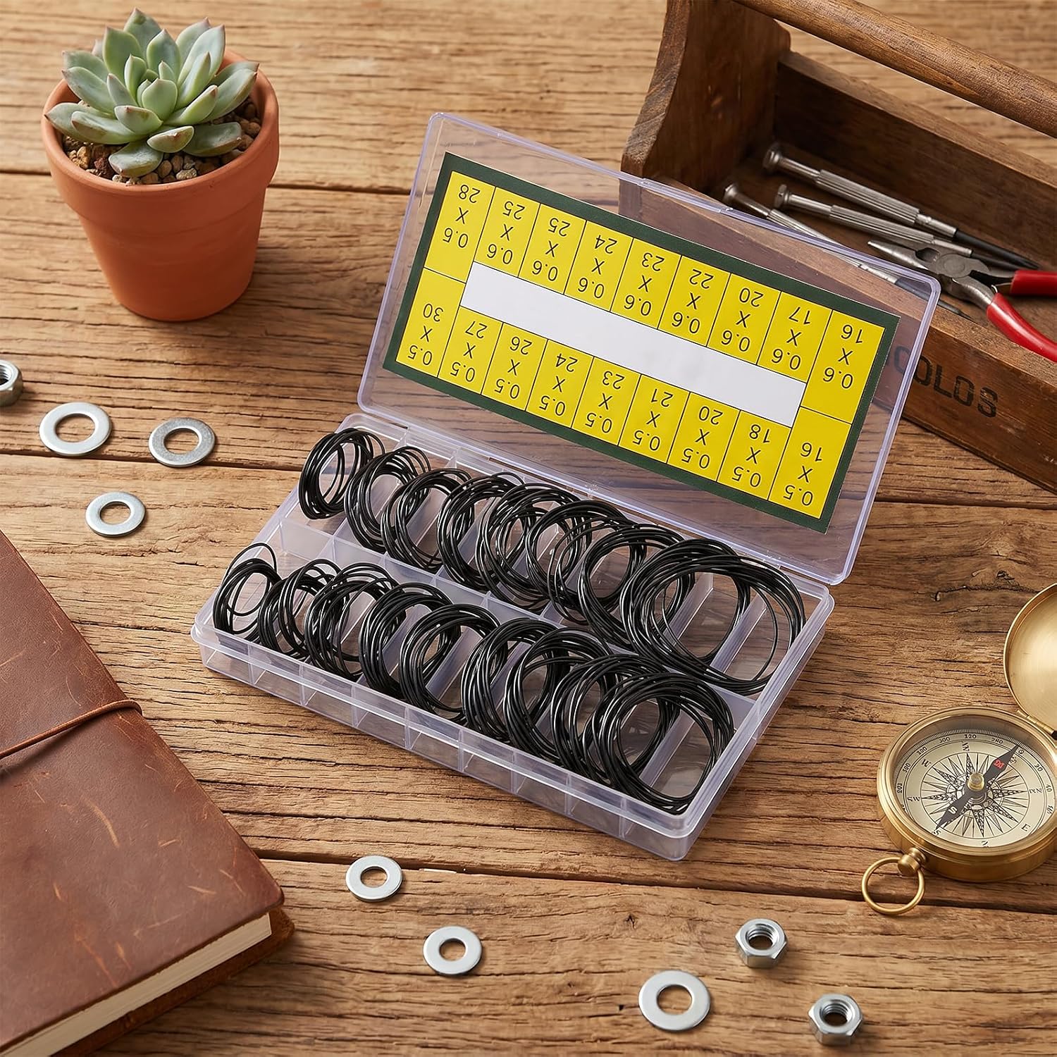 200 Pcs O Ring Watch Gasket Kit Assorted 18 Sizes 16–30mm Rubber Seal Sealing Repair Replacement Tools Waterproof Back Case Gaskets
