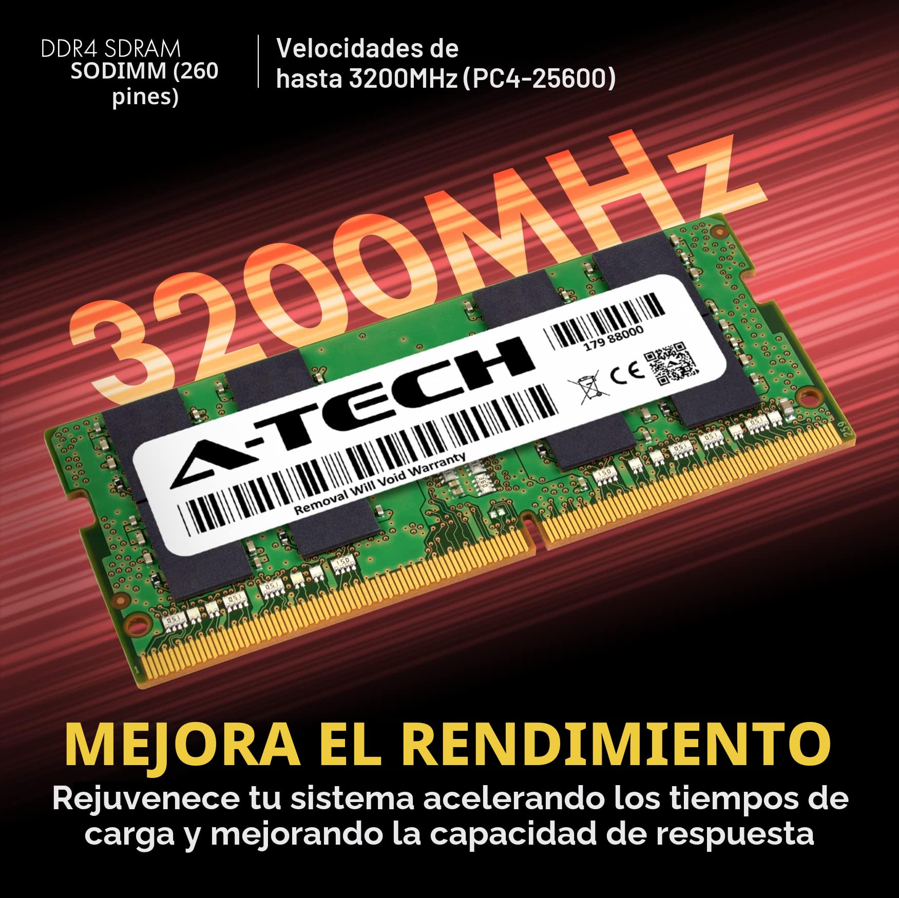 Amazon.com: A-Tech 16GB DDR4 3200 MHz SODIMM PC4-25600 (PC4-3200AA