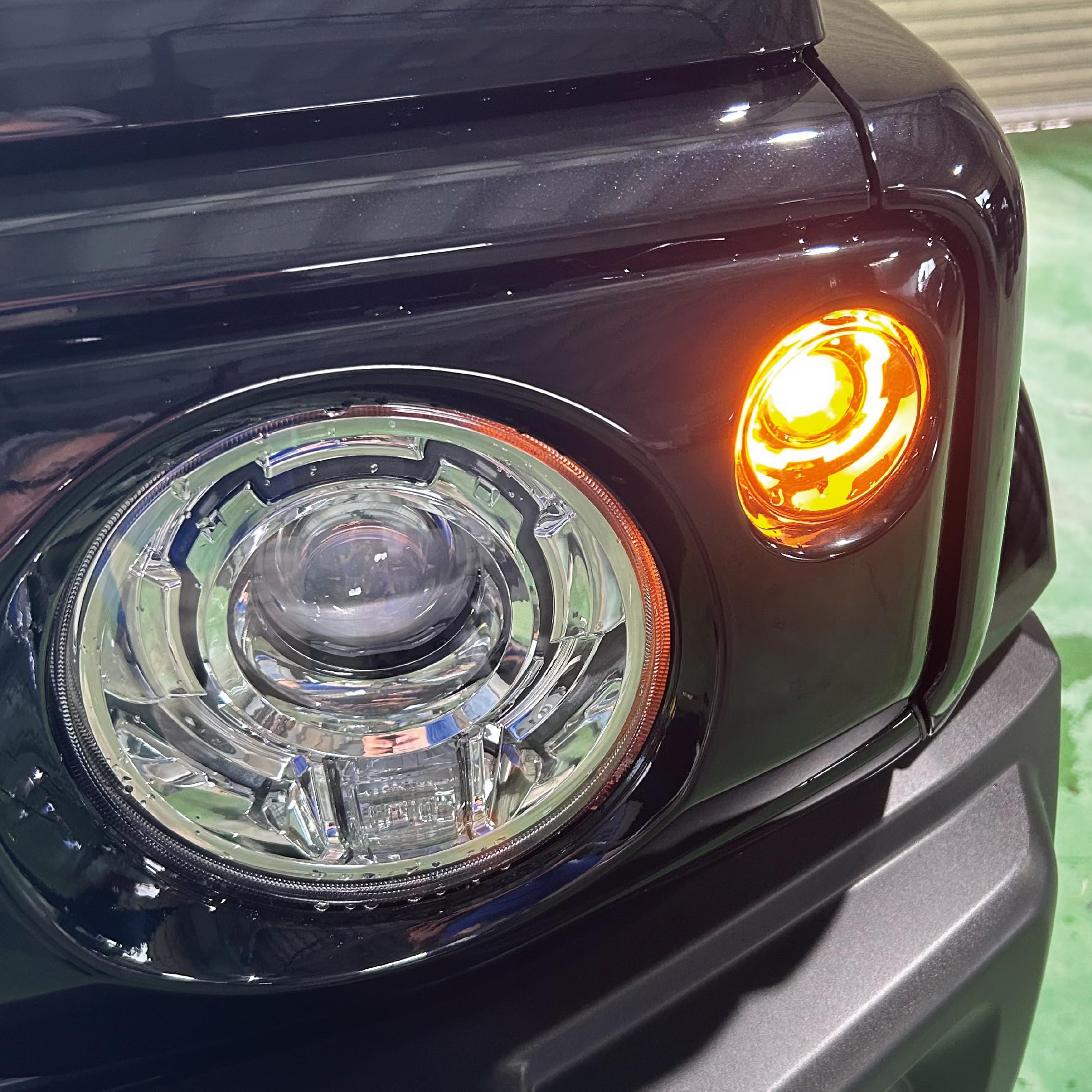 ジムニーシエラ フロントウインカーLEDライトセット Amazon | K-PRODUCTS ジムニー JB64 シエラ ノマド フロントLED
