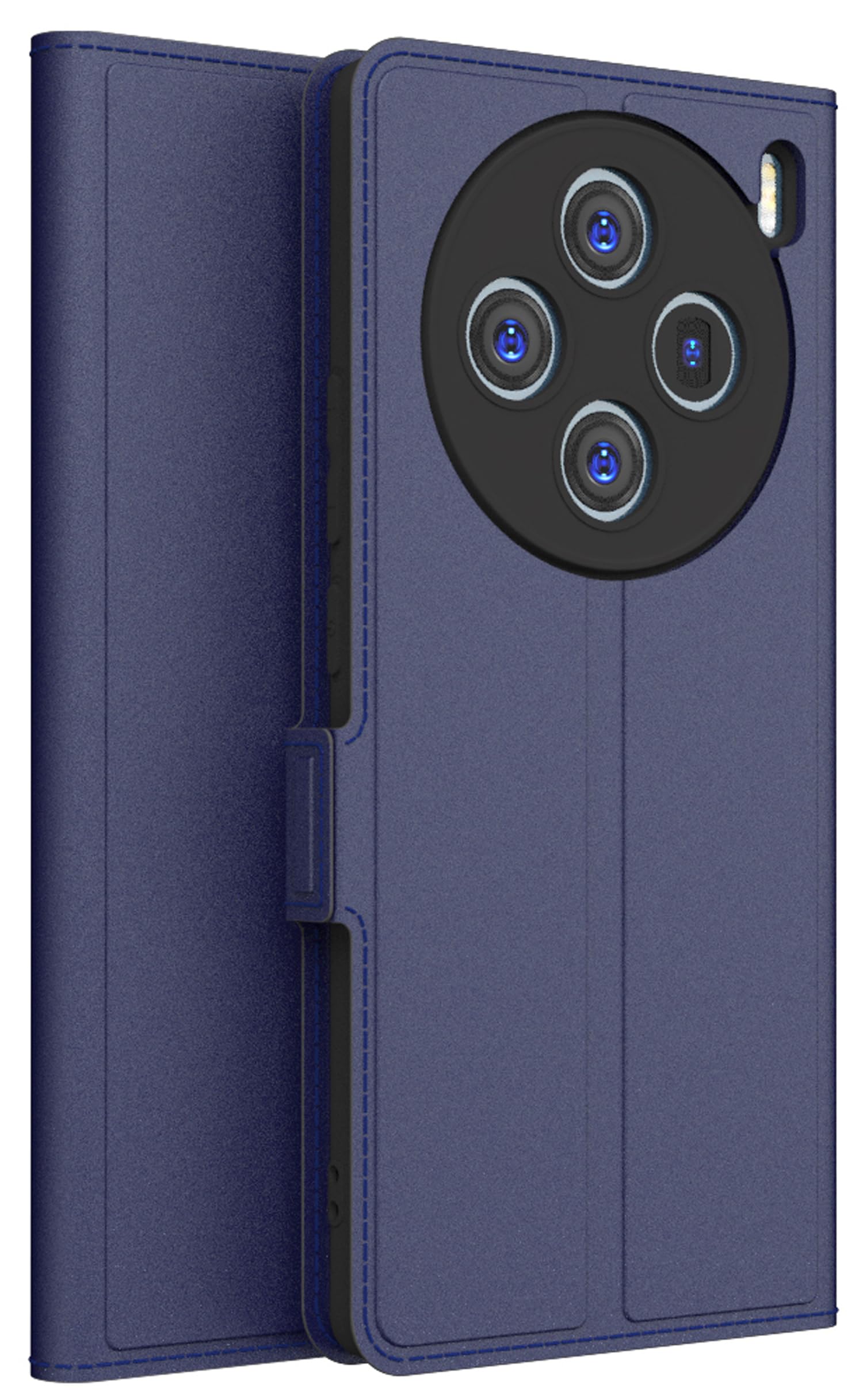 Kapa Noble Slim Magnetic Leather Flip Case Cover for Vivo X100 (5G) | Card Holder Stand Flip Wallet Case (Blue) (B0CZNNPJBB) Amazon Price History, Amazon Price Tracker