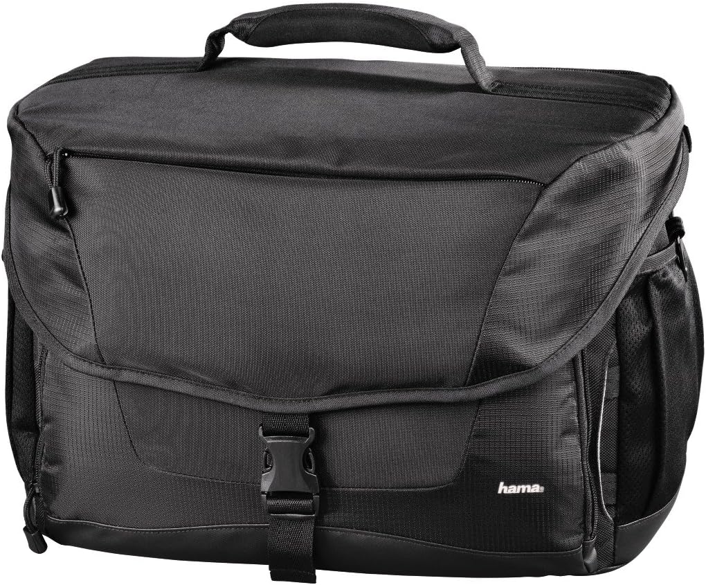 Hama 'Rexton V3 170' Equipment Bag for Digital SLR Cameras, Camera Accessories, Tablets & Lenses | W x D x H: 29.5 x 16 x 20 cm - Weight: 950 g | Compatible with Sony, Panasonic, Nikon, Kodak, Canon & Many More - Black