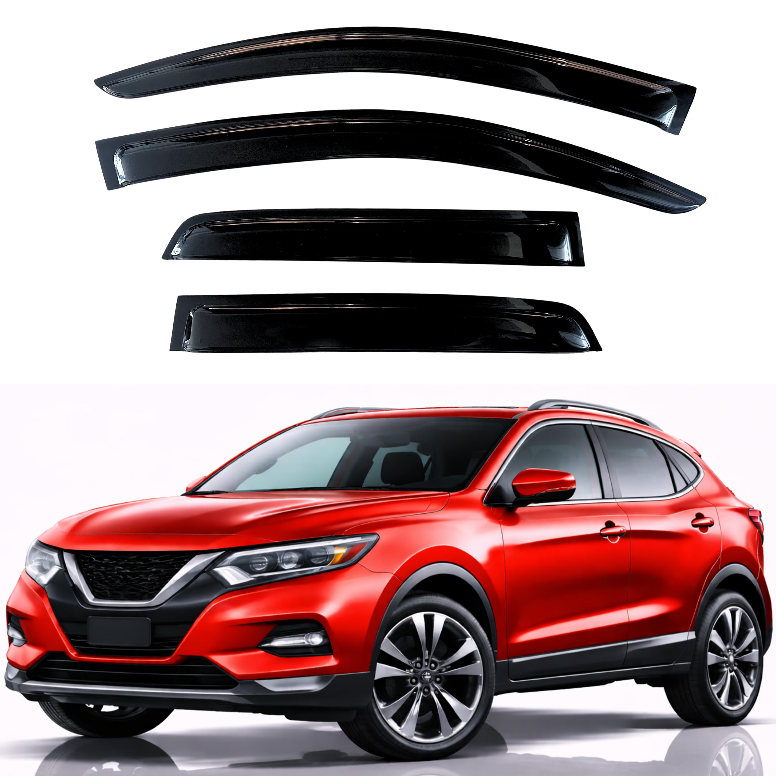 KPY Rain Guards Fit for 2017-2022 Nissan Rogue Sport