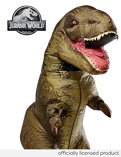 Miniatura 8 de Rubies Disfraz de dinosaurio inflable original para adultos velociraptor estándar Velociraptor