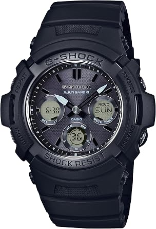 Casio AWG-M100SBB-1AJF G-SHOCK Mens Wristwatch, Radio Solar, Black