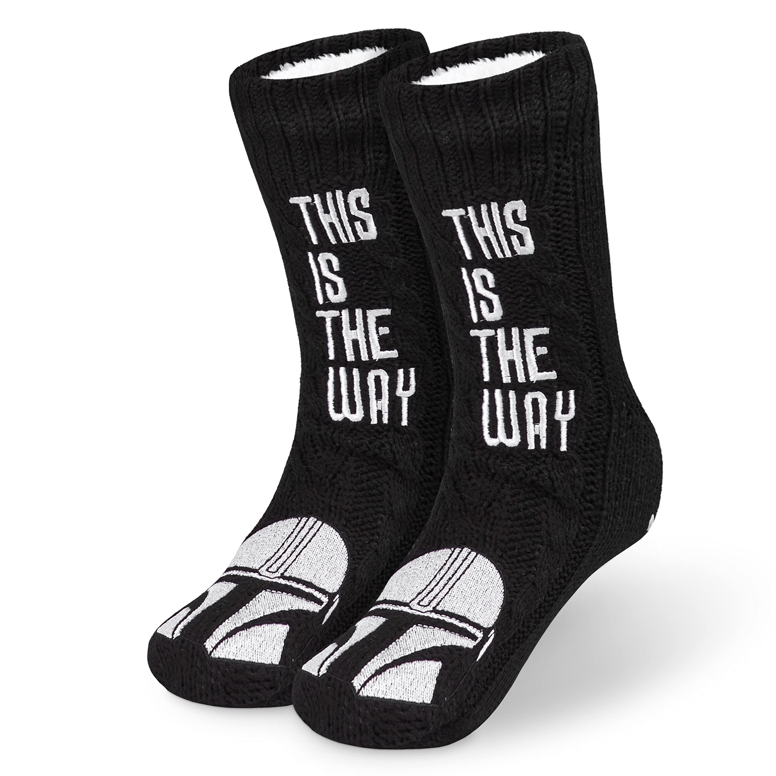 The Mandalorian Fluffy Socks, skarpetki męskie Baby Yoda, ciepłe skarpetki z dzianiny