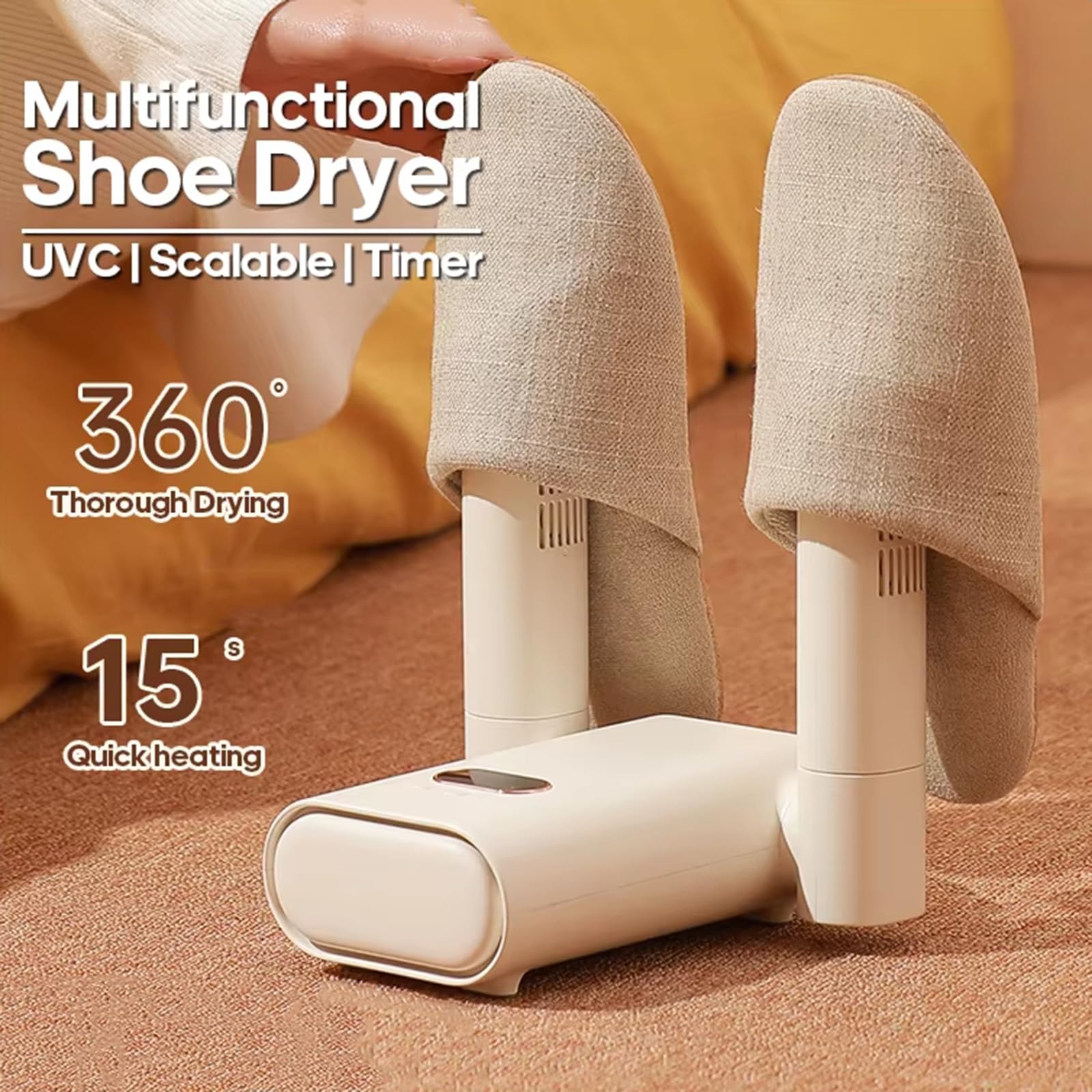 Sèche-chaussures électrique, sèche-chaussures, sèche-gants et chauffe-bottes, sèche-chaussures de ski avec minuterie, chauffe-chaussures pour sécher les chaussures en sueur, pour chaussures, gants