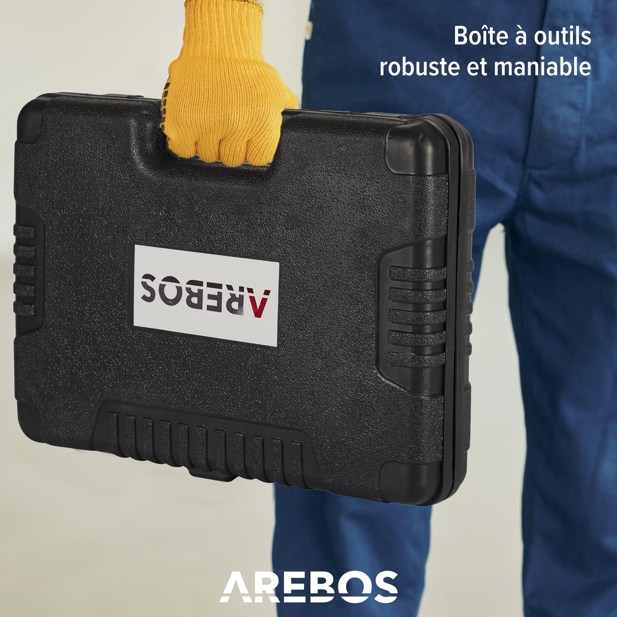 Kit De Clés à Douille BOXO BX015A – 64 Pièces 1/2 Pouce, Rangement En Insert