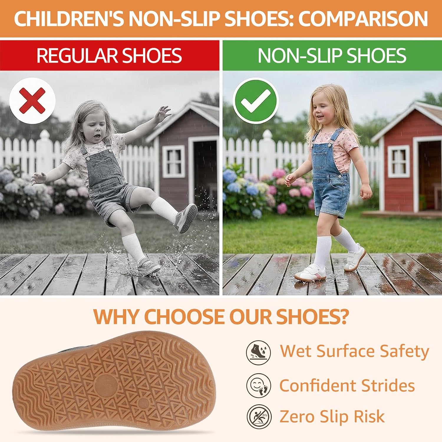 Toddler Barefoot Shoes Wide Boys Girls Lightweight Leather Walking Sneakers with Soft Non Slip Sole I3-L11 US