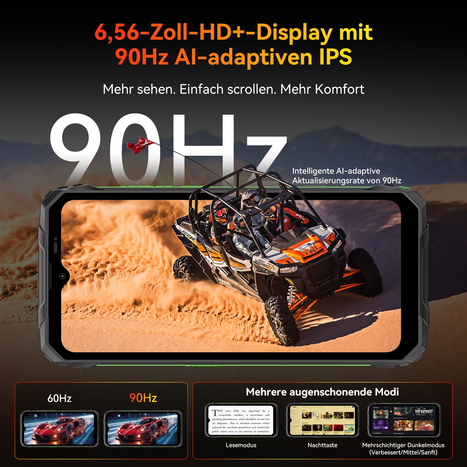 Blackview Fort 1 (18+256) Outdoor Handy Ohne Vertrag 10000mAh 256G – Bild 7