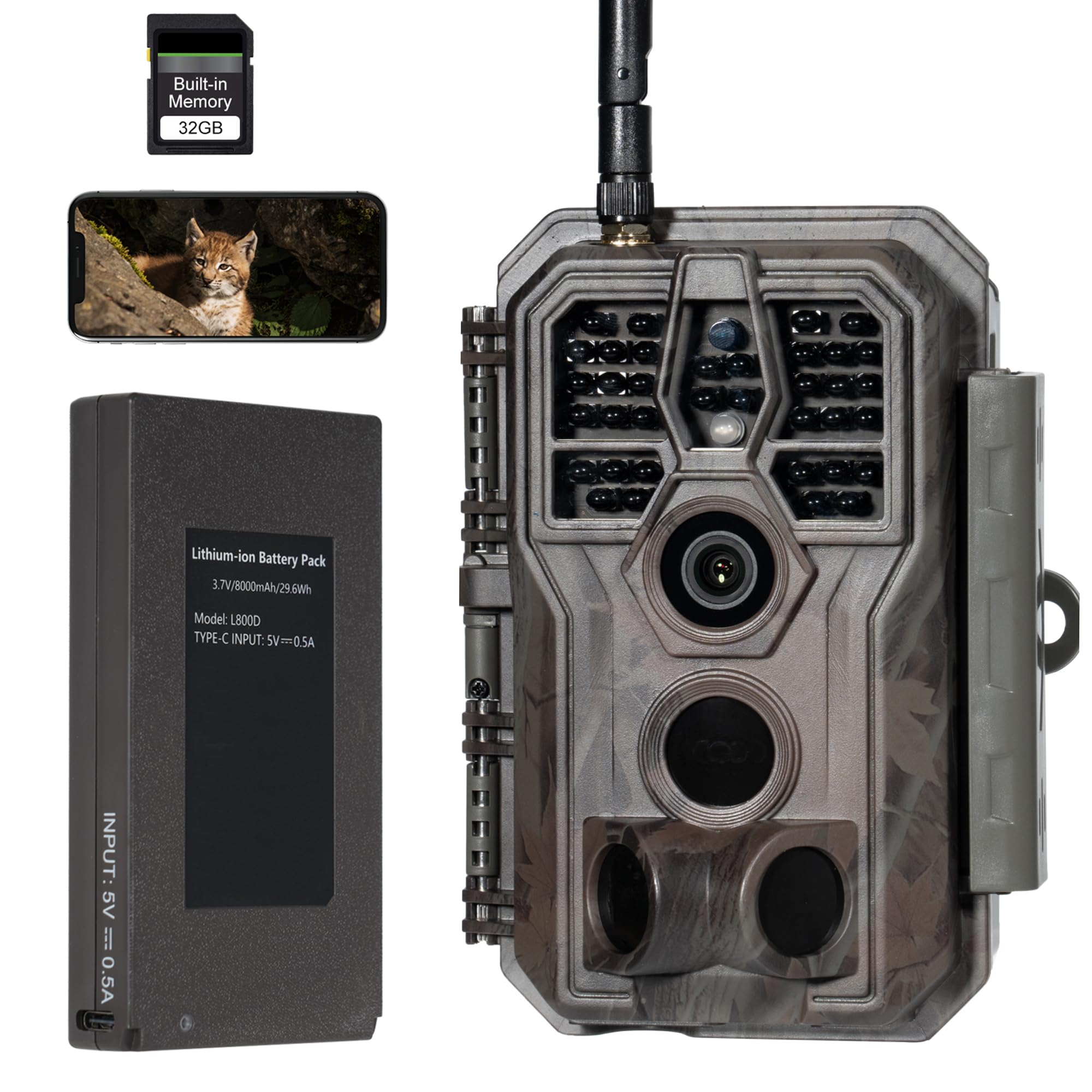 Amazon.com: GardePro E8PMB Trail Camera, WiFi Bluetooth