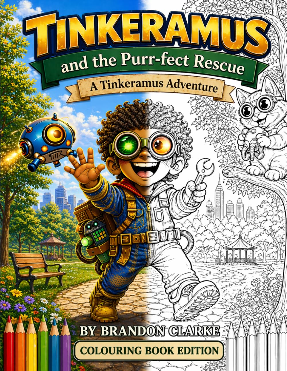 Tinkeramus and the Purr-fect Rescue - Colouring Book Edition