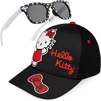 Baseball Cap Girls Sunglasses Set Sun Hat 100% UV Gifts for Girls