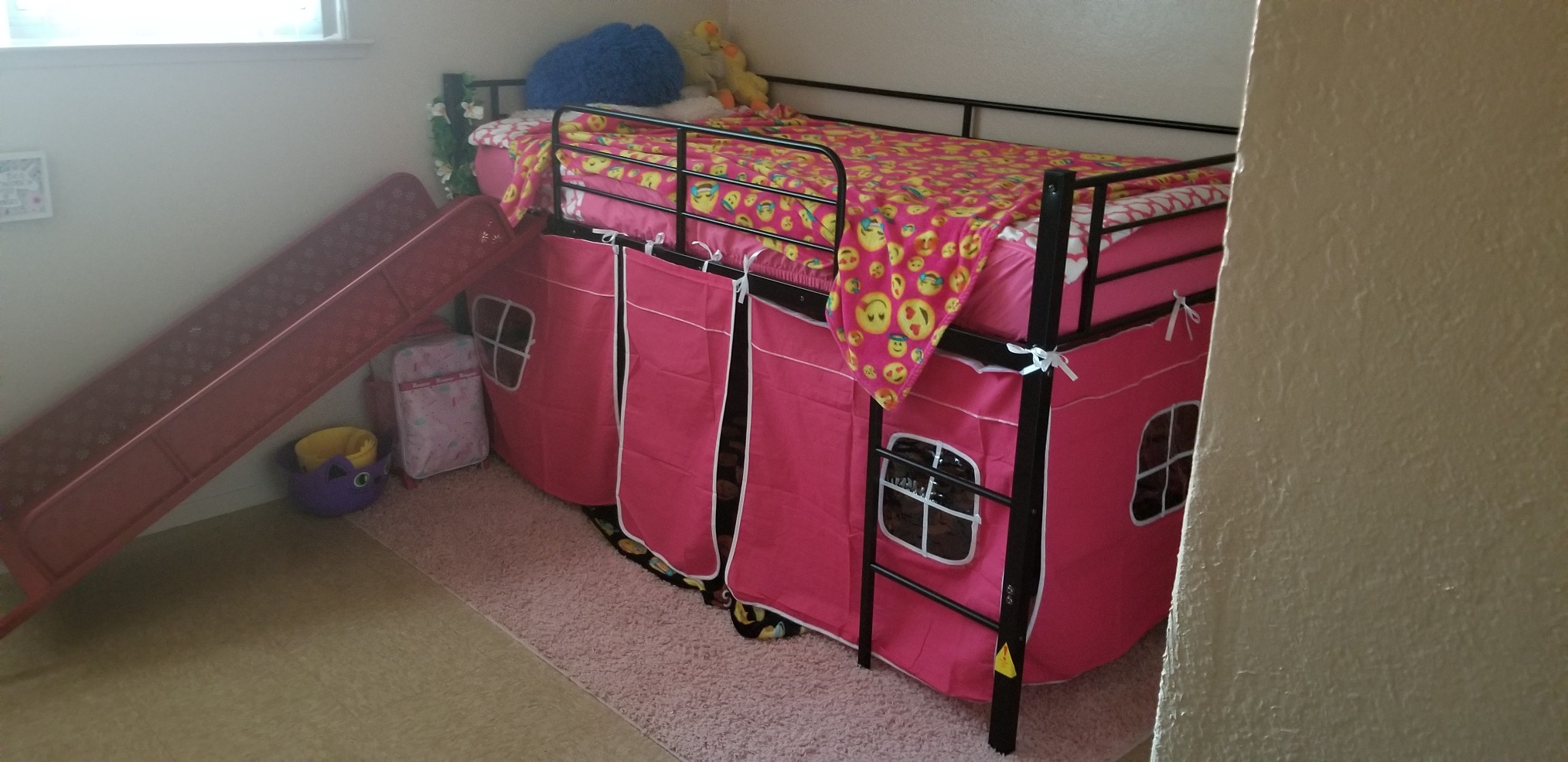 HLS pink Tent for Midsleeper Cabin Bunk Bed Toys & Games