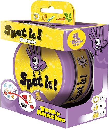 Míralo. Mini juego de cartas clásico Juego para niños Edad a partir de 4 2 a 5 jugadores Tiempo de juego medio 15 minutos Hecho por Zygomatic.