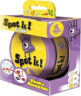 Spot It! Classic Mini Card Game | Matching Game | Fun Kids Game for Family Game Night | Travel Game for Kids | Great Gift for Kids | Ages 4+ | 2-5 Players | Avg. Playtime 15 Mins | Made by Zygomatic