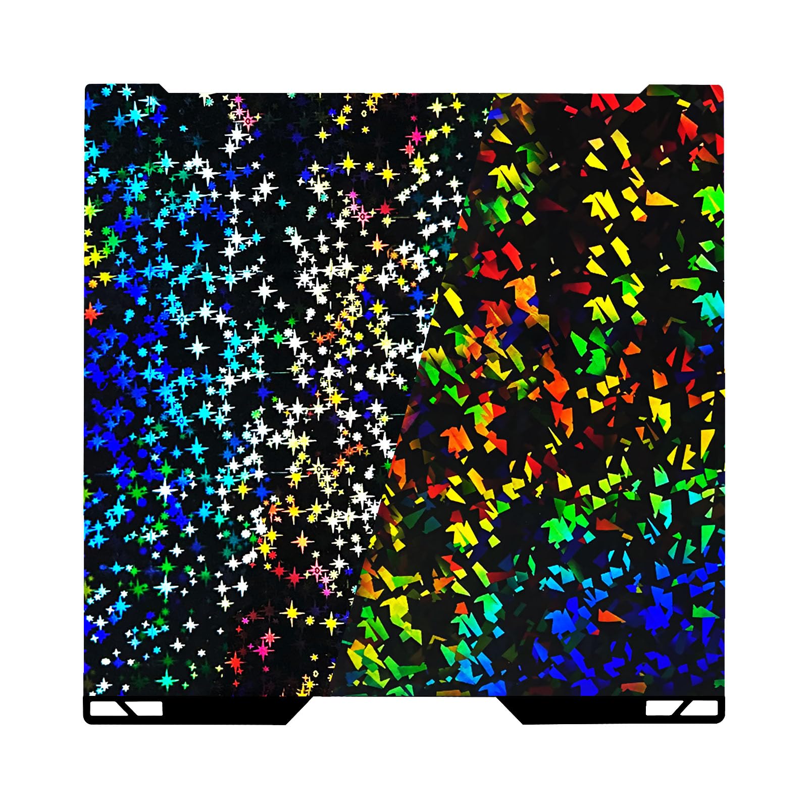 IdeaFormer PEF PEY Smooth Build Plate 347 x 355 mm do Bambulab H2D, Rainbow Confetti PEF + Galaxy PEY Spring Steel płyta dociskowa do Bambu Lab H2D/H2D Combo