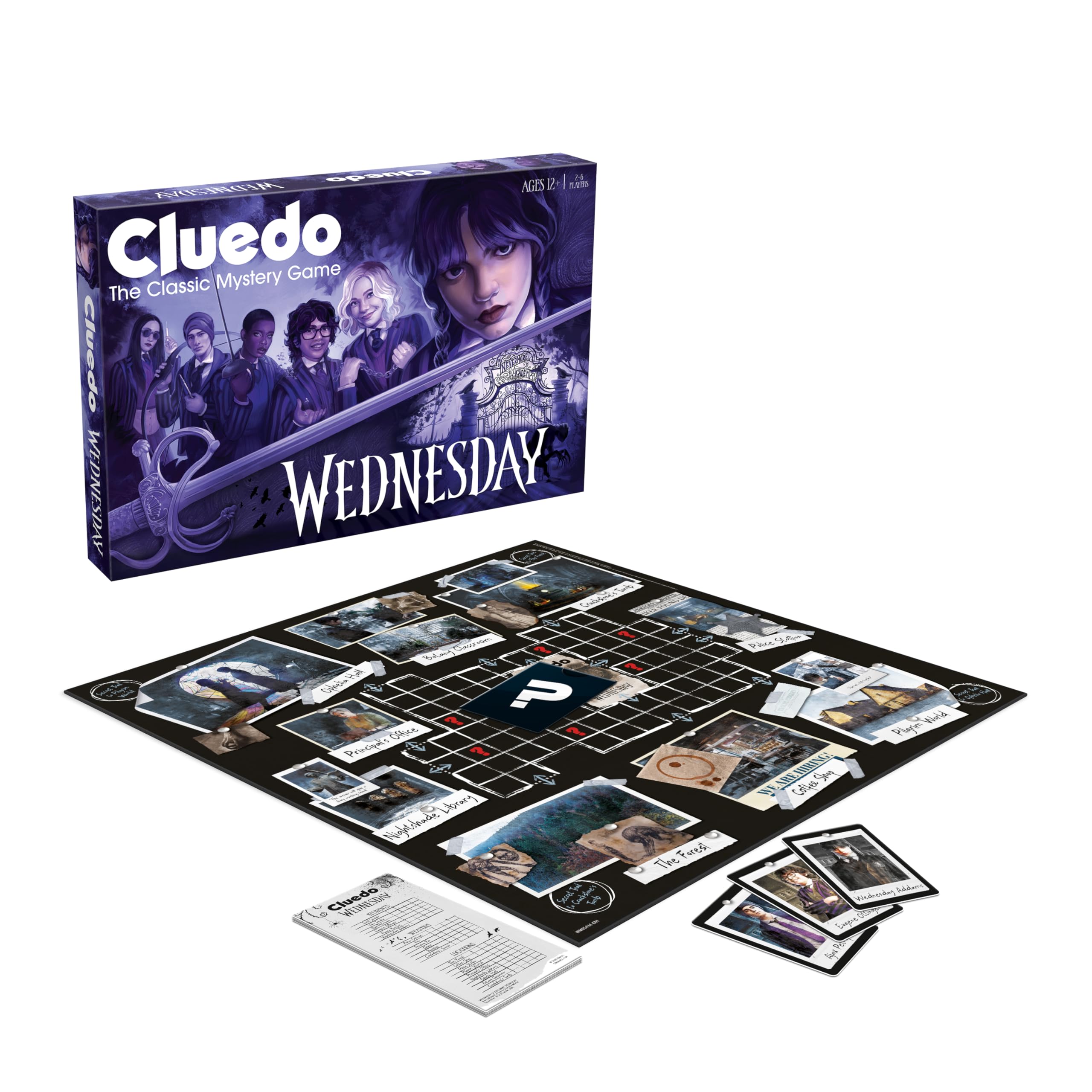 Winning Moves Cluedo Wednesday - Gioco da tavolo misterioso detective a partire dai 12 anni