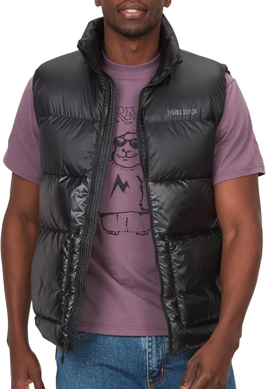 MARMOT Chaleco de plumón Guides para hombre: acolchado ligero, resistente al agua y con aislamiento de relleno 700