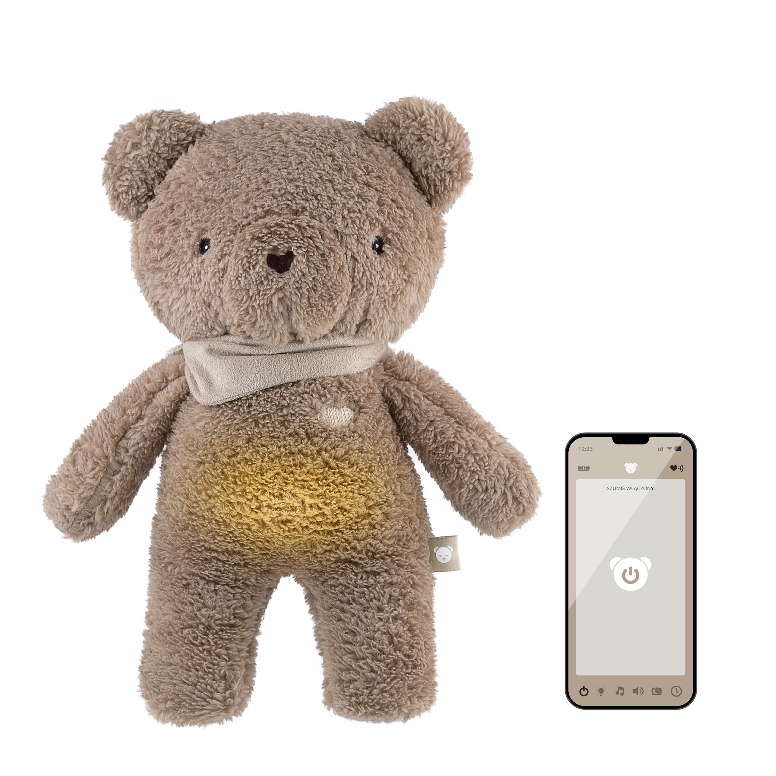 myHummy Bear braun Schlafbär mit App — weißes Rauschen & Entspannung