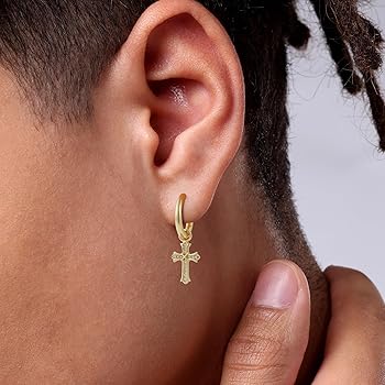 クロス型 ピアス 2個セット silver925 es469-1.jpg