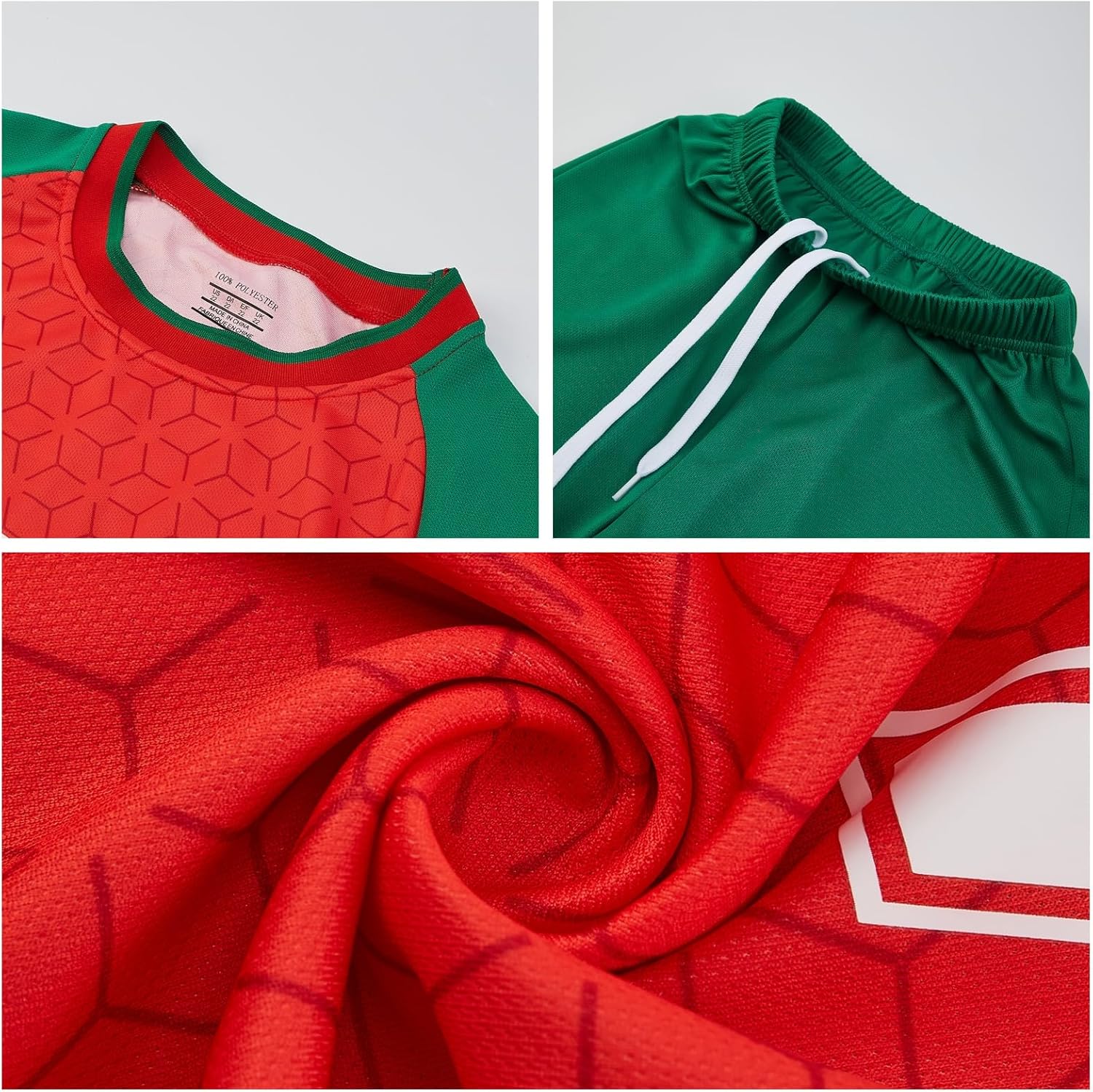 Boy's Soccer Jerseys, Kids' Soccer Jersey #7 Child T-Shirt Boys Girls Youth Fan Jersey Soccer Shirt Kit Set - Image 5