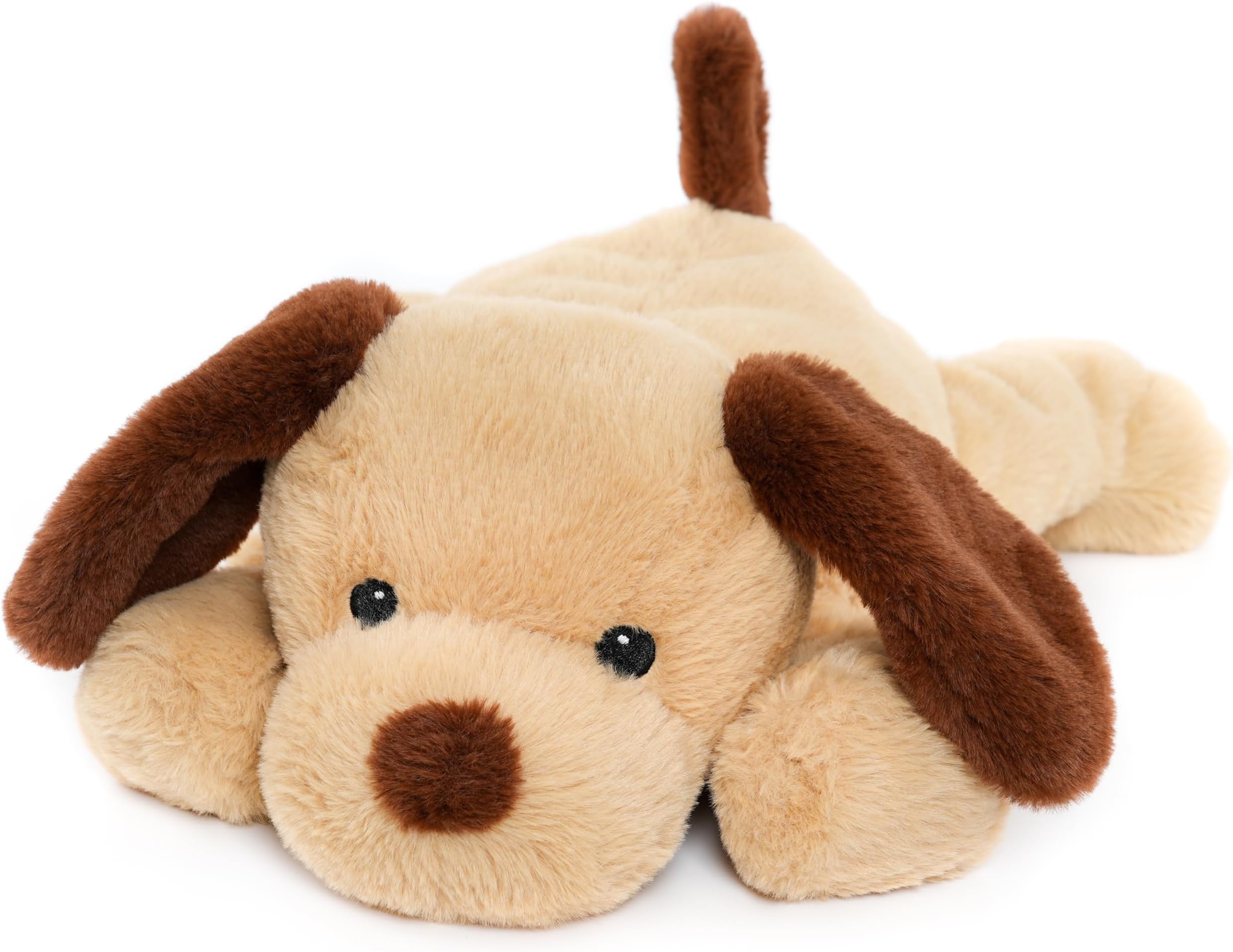 WEIGEDU Weighted Puppy Dog Stuffed Animal Plush Toy, 21.5 Inches, 2.3 lbs