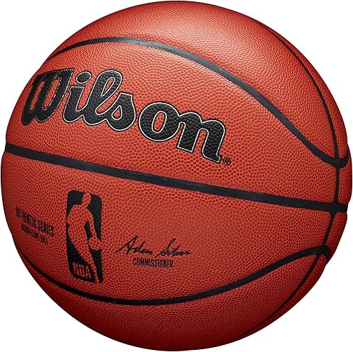 Miniatura 3 de Wilson Balones de baloncesto de competición de interior auténticos de la NBA - Tamaño 6 y tamaño 7