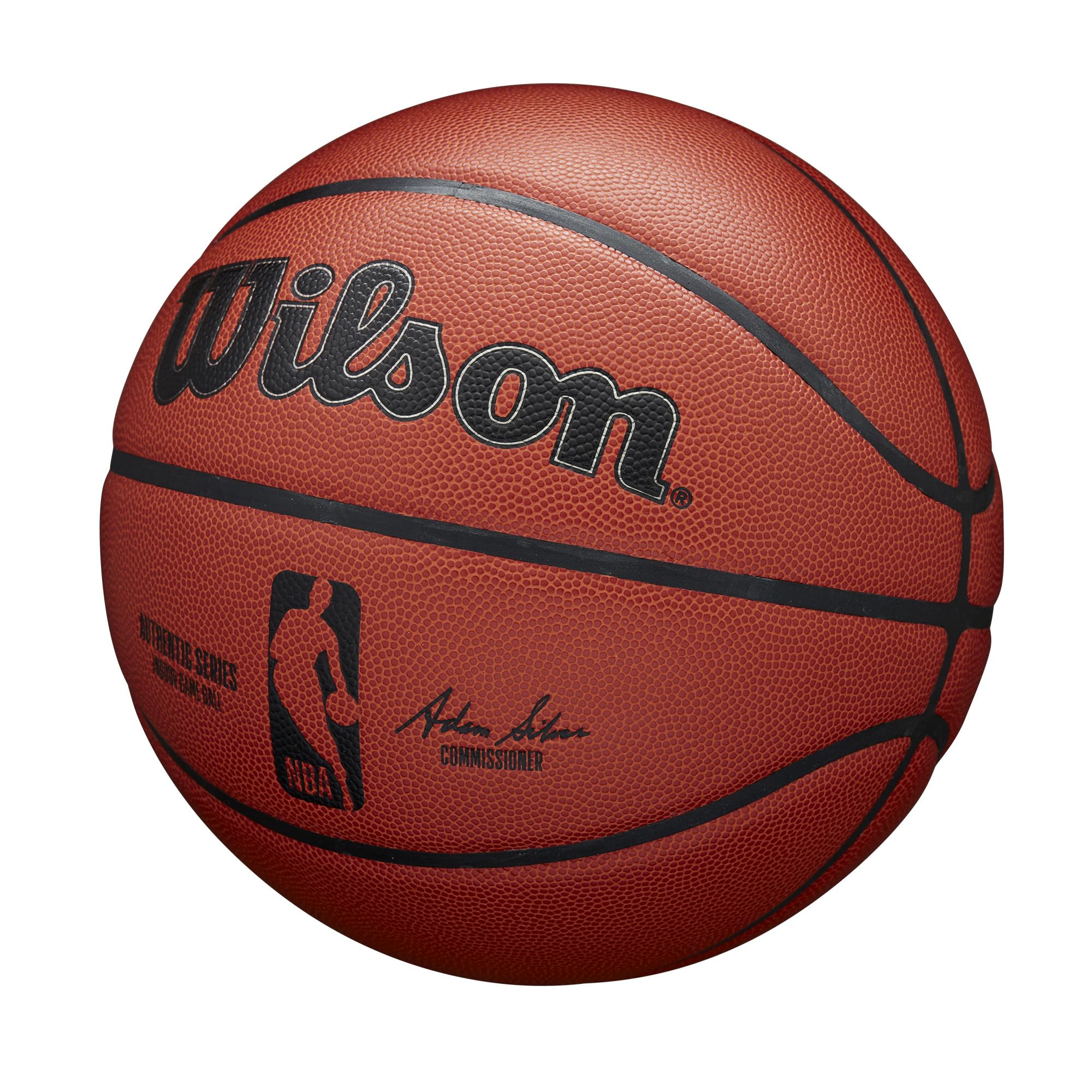 Wilson NBA Authentic Indoor Competition - Baloncesto de competición para Interiores (Talla 6 y 7)
