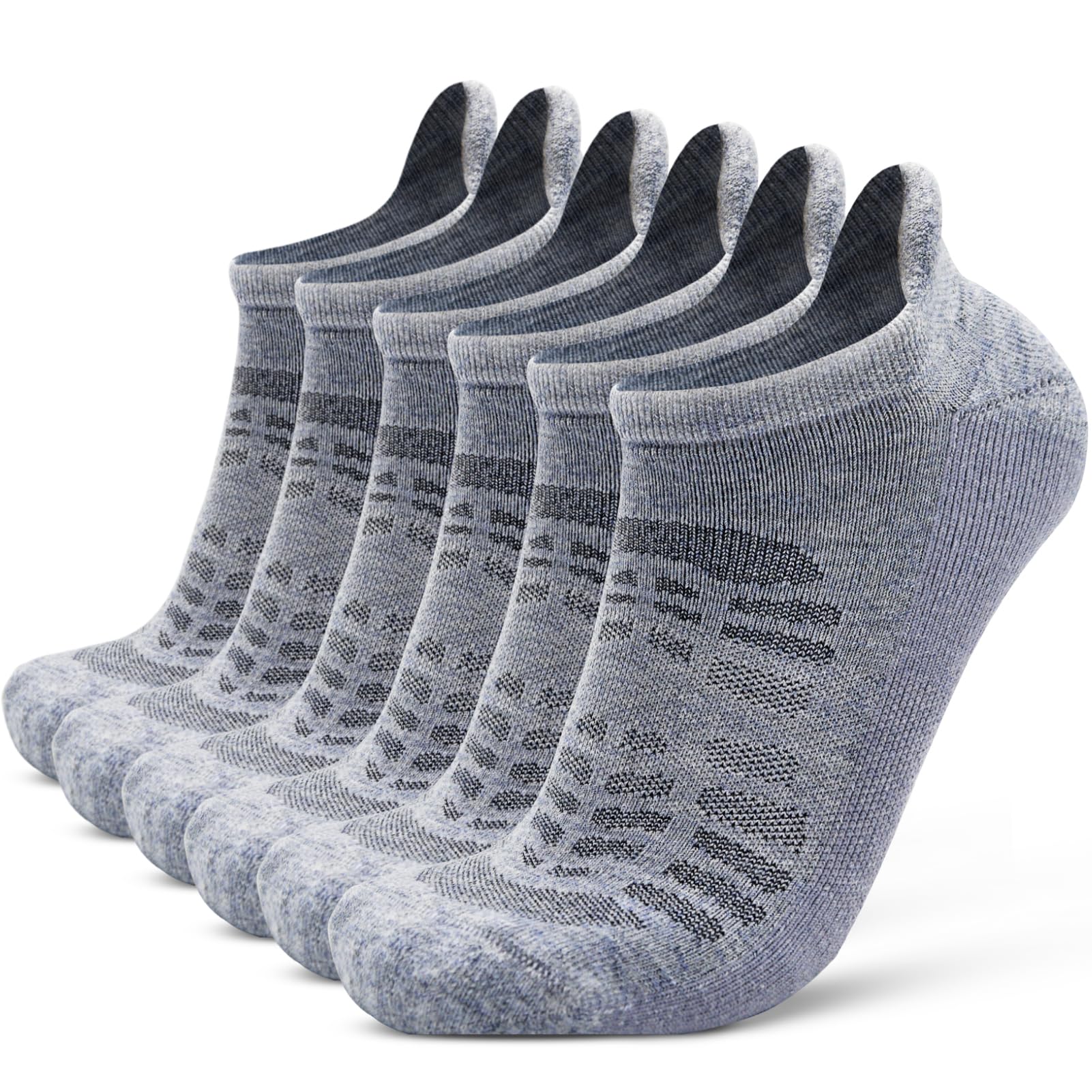 Busy Socks Compression Ankle Merino Wool Blend Running Thick Cushion Socks