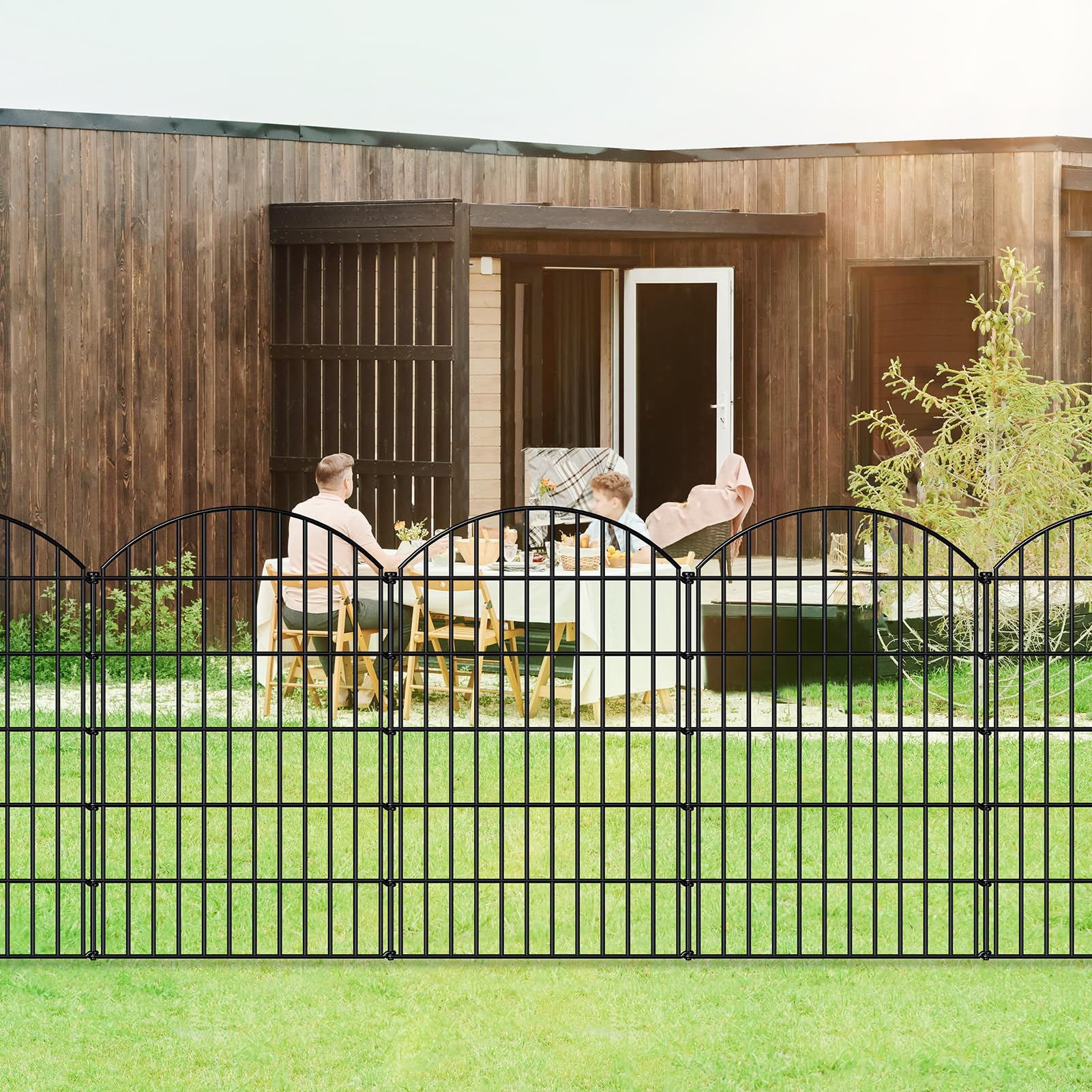 Amazon.com : FOREHOGAR Metal Garden Fence 42in (H) x 23.3ft (L