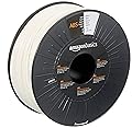 Amazon Basics ABS 3D Printer Filament 1.75mm White 1kg Spool