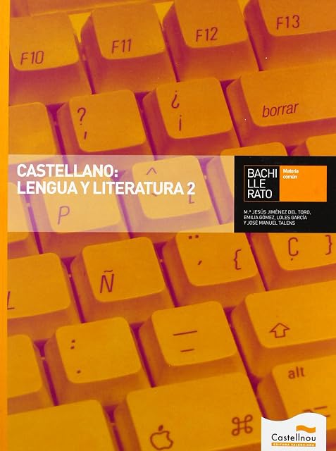 Portada de Castellano: Lengua y Literatura 2 Bachillerato Valencia