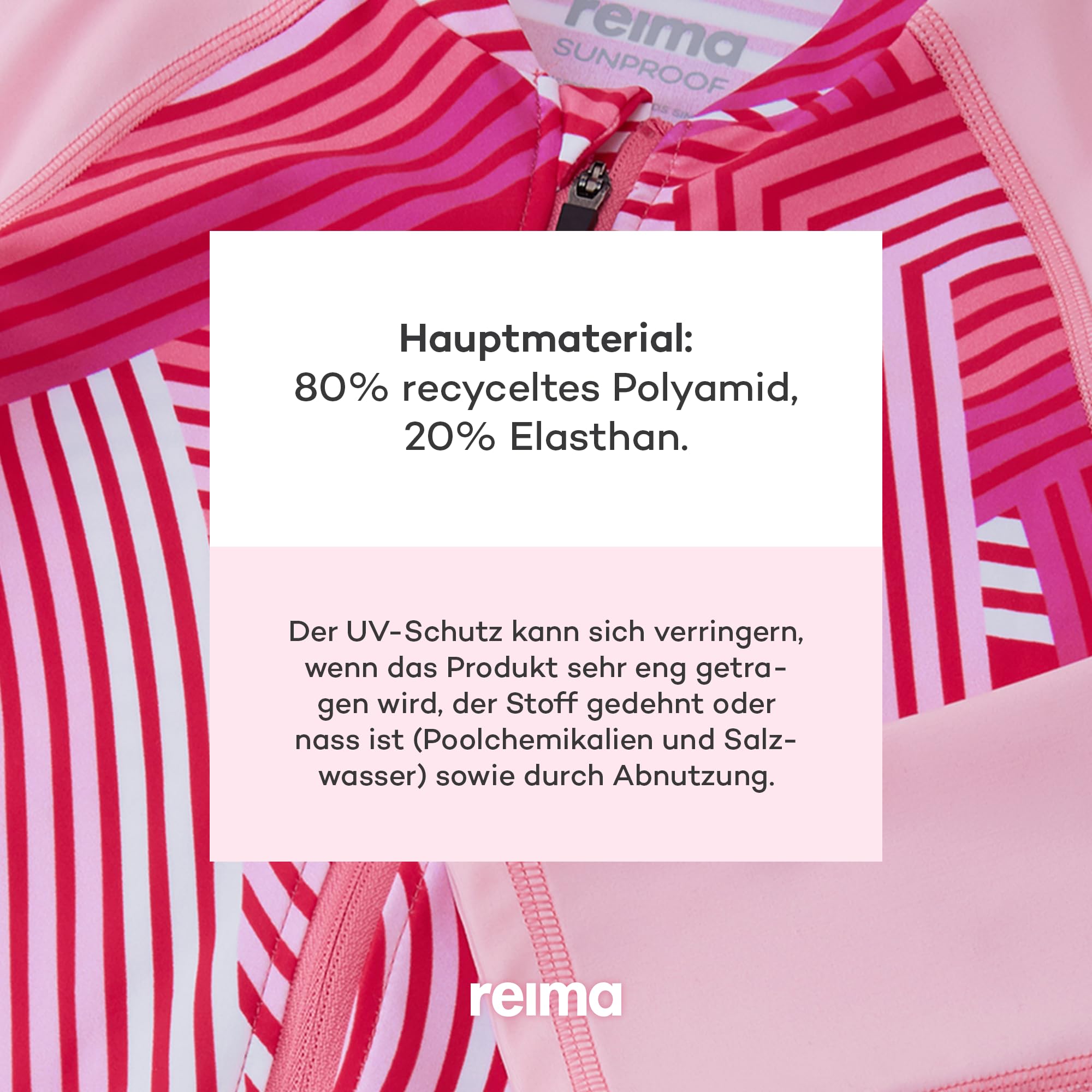 Reima - Polskii UV-Anzug für Babys & Kinder - UPF 50+, langärmeliger Einteiler, UV-Badebekleidung für Mädchen & Jungen - Schnell trocknendes Stretchmaterial für Strand & Pool