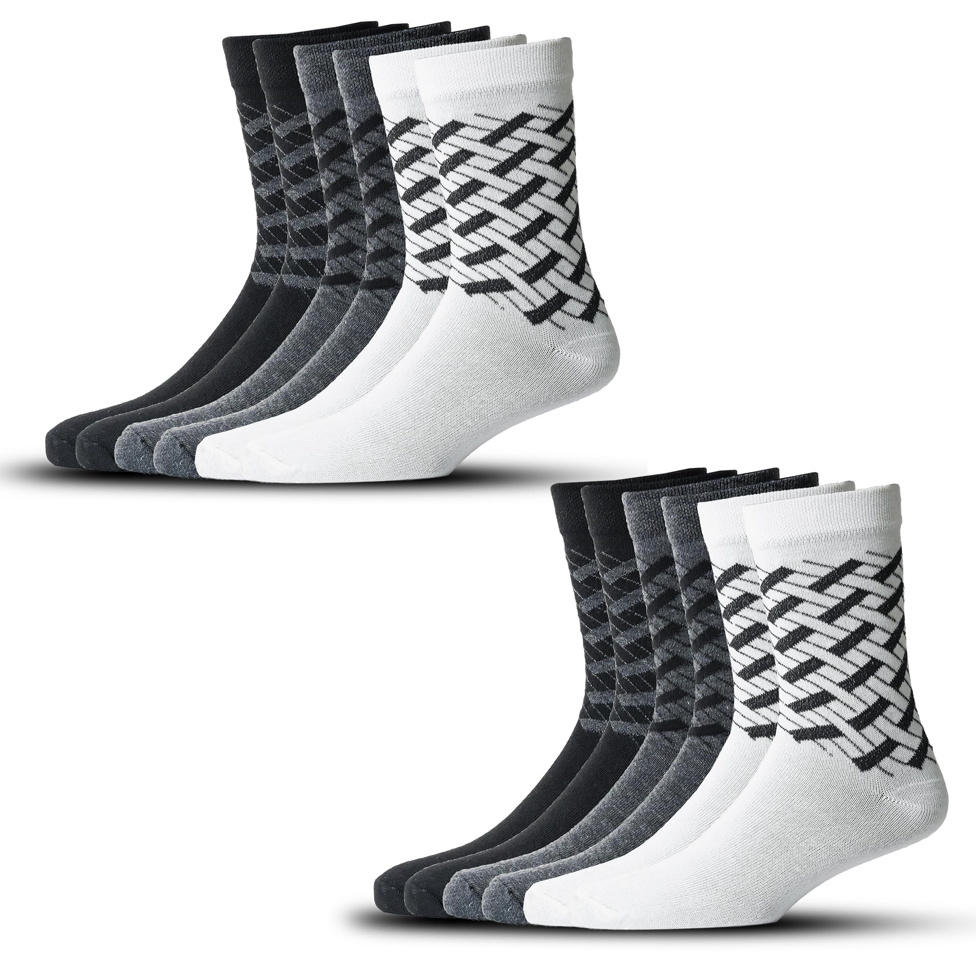 Men & Women Premium Formal Cotton Socks - Multipack-image-13