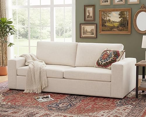 85" Modern Sofa Couches for Living Room, 3 Seater Sofa,