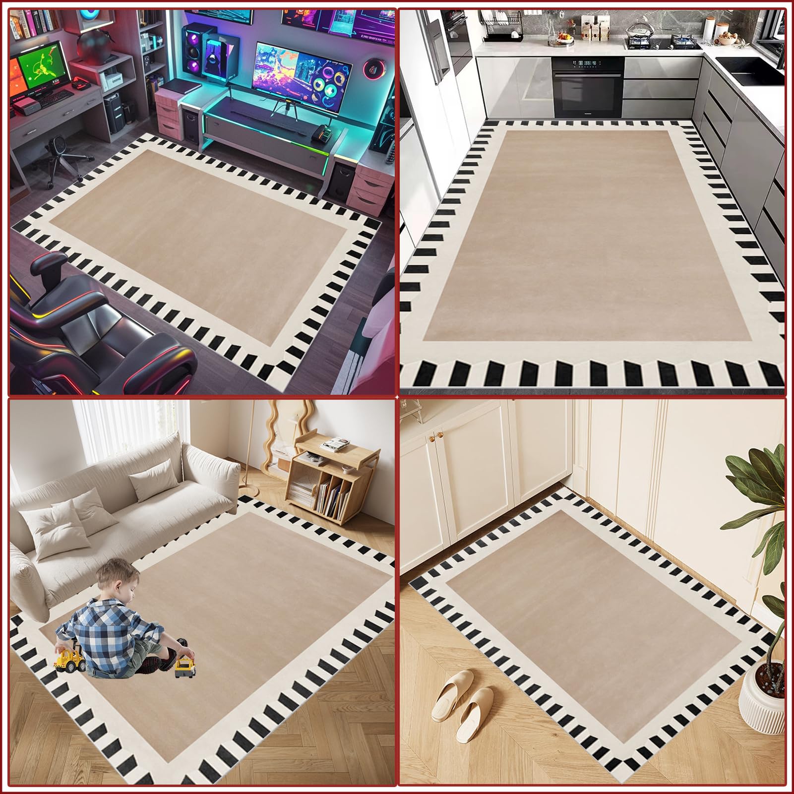 100 x 160 cm Tappeto per Sedia Ufficio Gaming, Alfombrilla de Protección para Suelos Duros, Tappetino per Sedia da Ufficio, Sedia Protettiva Multiuso per la Casa Tappeto per Pavimenti duri