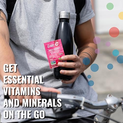 Miniatura 5 de Ener-C Paquete variado de mezcla de bebidas multivitamínicas en polvo con vitamina C de 1000 mg y electrolitos con jugo de fruta real, energía