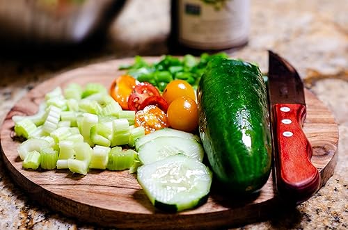 Miniatura 5 de K & R Salvamanteles de madera para ollas y sartenes  Madera de mango natural  Salvamanteles de madera para platos calientes  Tabla de cortar de